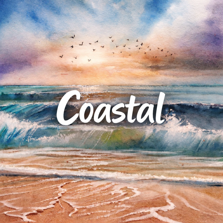 Coastal Florida Watercolor prints