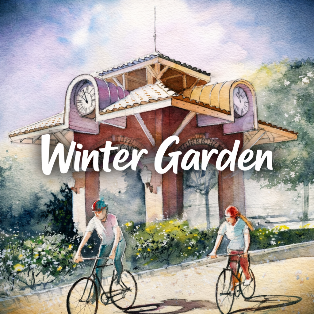 Winter Garden Florida Watercolor Prints | ArtByHubert