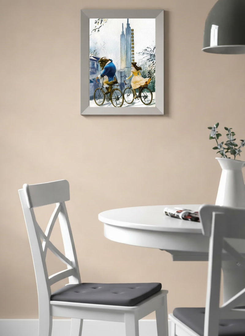 Storybook Bicycle Ride – Celebration Florida Watercolor