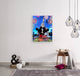 Fireworks at the Castle – Romantic Night Watercolor Art Print