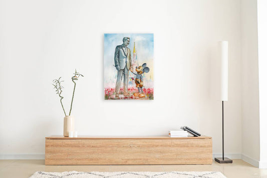 The Creator and the Dream – Watercolor Art Print