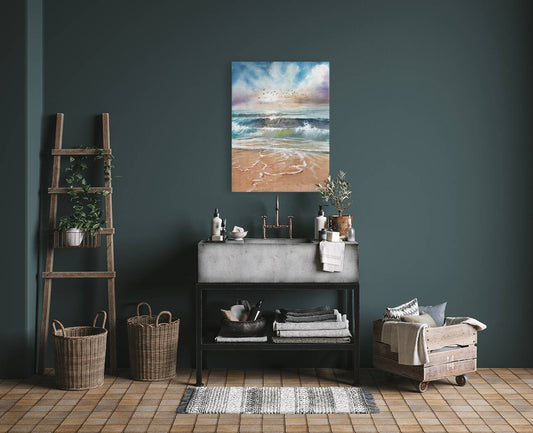 Seascape Serenity – Original Watercolor Print