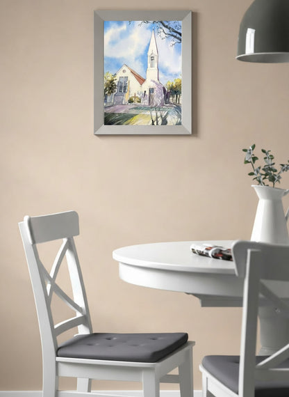 Presbyterian Church of Celebration, Florida – Original Watercolor Painting