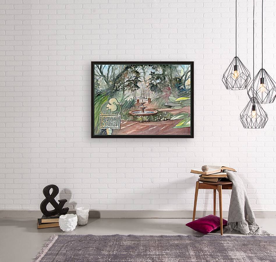 Savannah Square, Celebration FL – Original Watercolor Painting