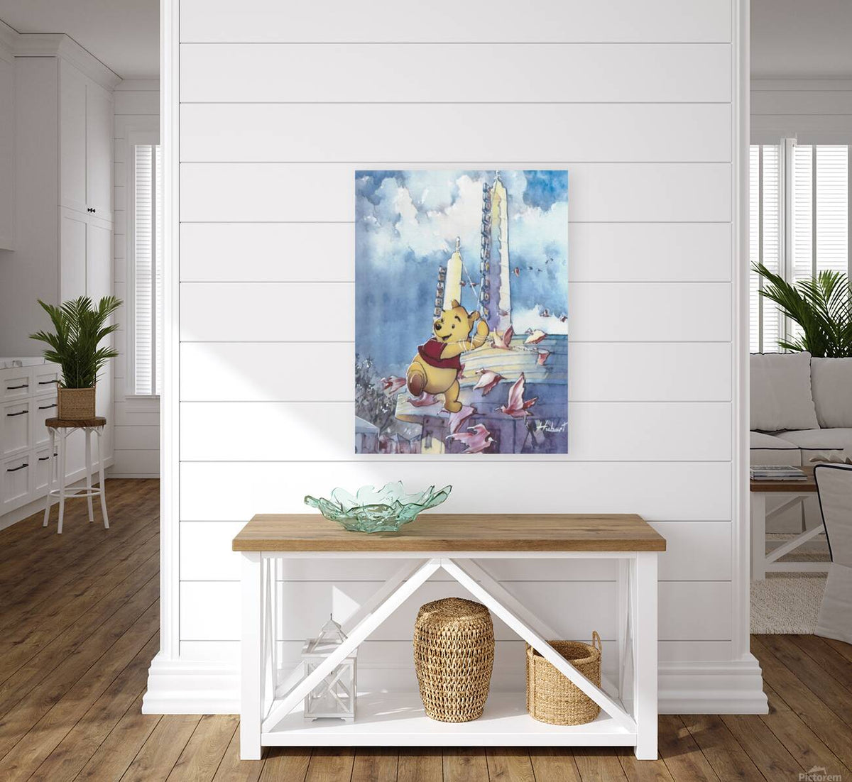 Flying Bear Over Celebration