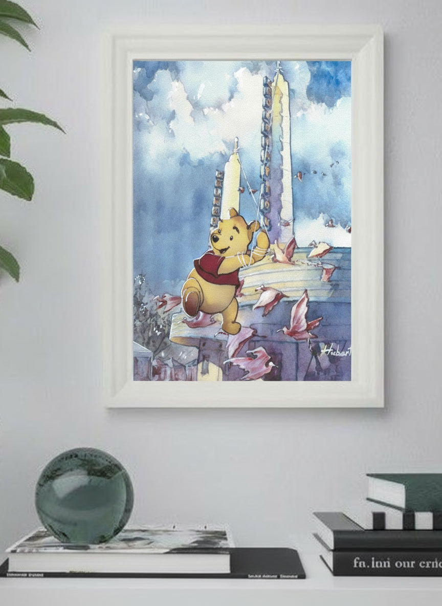 Flying Bear Over Celebration